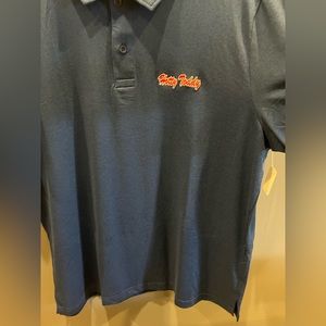 Ole Miss  Rebels Hotty toddy polo, navy Drifit. Brand new.